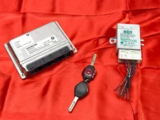 BMW E53 E85 X3 Z4 M54 MS45.0 DME ECU Engine Computer EWS Module Key Kit! OEM✅