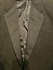 First Nighter Formal Wear Peak Lapel One Button Tuxedo Jacket 40L Dominican Repu