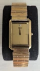 Nice Used Working Vintage Seiko Mens Watch Gold Tone 6530-5509 W/ Stretch Band