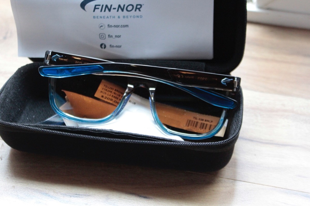Fin-Nor Tilloo with L4 Lenses NEW FIN NOR FISHING TILLOO Blue Fade Blue MIR-L4 Base PC AR  main image 3