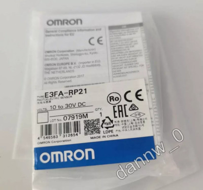 Omron-E3FA-RP21 Photoelectric Sensor Switch New in box