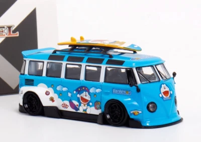 ミニカー 4R-712 LMLF Model 1/64 VW T1 RWB BUS LMLF 1:64 Brown VW T1 RWB Van Bus Camper Kombi Model Diecast