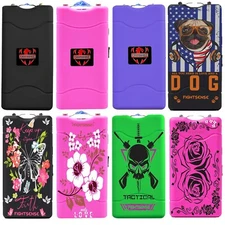 Self Defense Stun Gun with LED Flashlight & 10MV Max Power Rechargeable battery