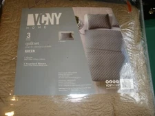 VCNY Home Queen Size Quilt Tan 86"x86" EUC Quilt was Never Used