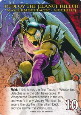 ANNIHILUS Marvel Legendary ANNIHILATION MASTERMIND TACTIC DEPLOY PLANET KILLER