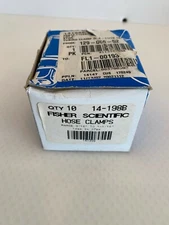 FISHER SCIENTIFIC HOSE CLAMPS RANGE 9/16" TO 1-1/16" 14MM TO 27MM