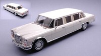 Modellauto Statisch Mercedes 600 W100 1969 Weiss Modellbau Massstab 1:18