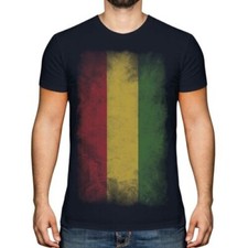 CAMISETA BOLIVIA BANDERA DESCOLORIDA HOMBRE TOP BULIWYA VOLÍVIA WULIWYA BOLIVIANA