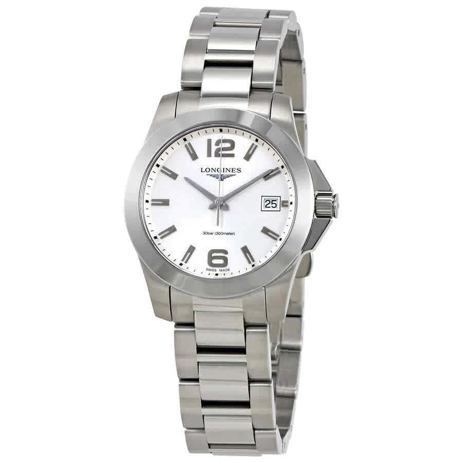 Longines Conquest Silver Dial Ladies 34 mm Watch L33774766 eBay