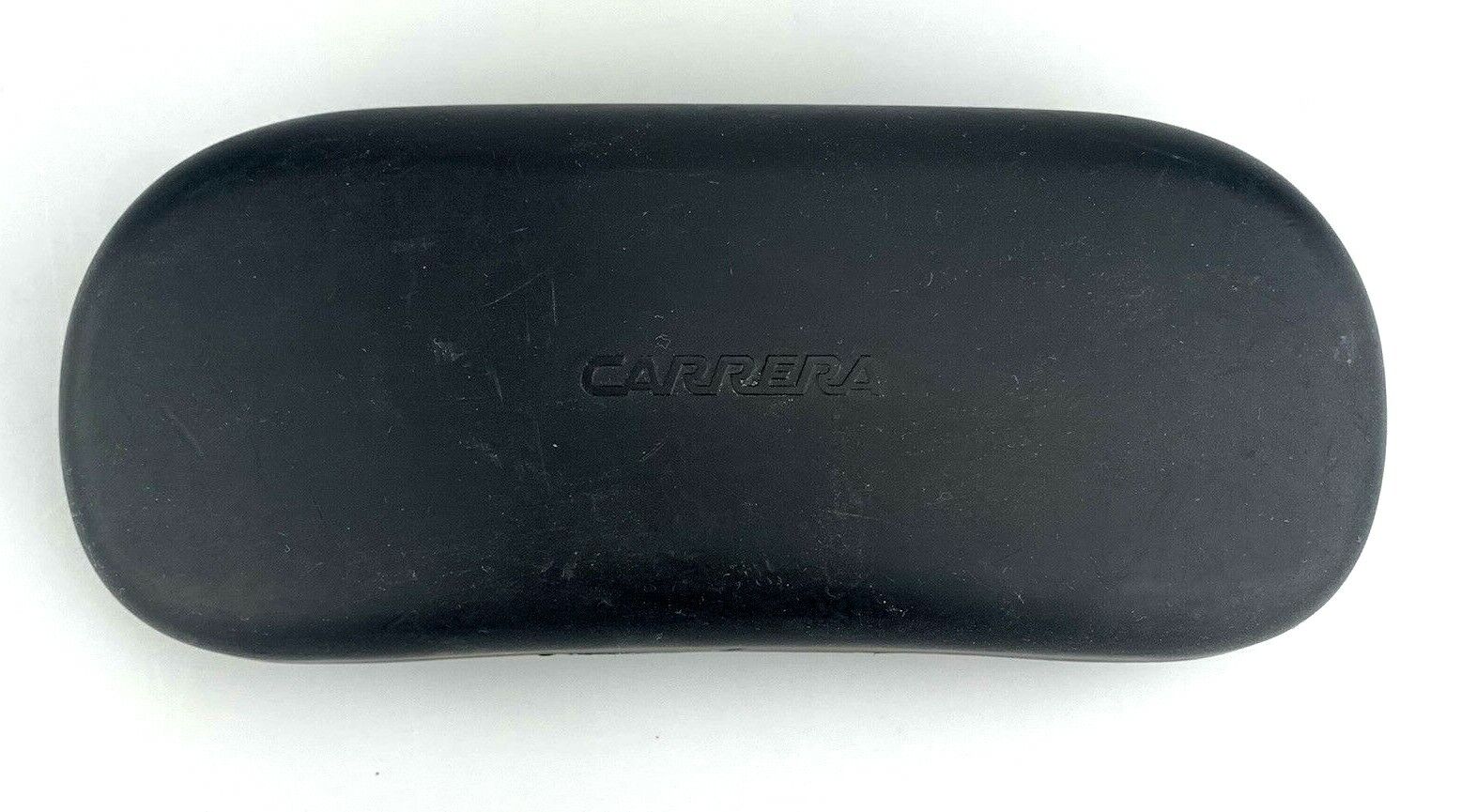 Carrera Sunglasses Eyeglasses Case Black Clamshell Hard Case Vintage Made Italy