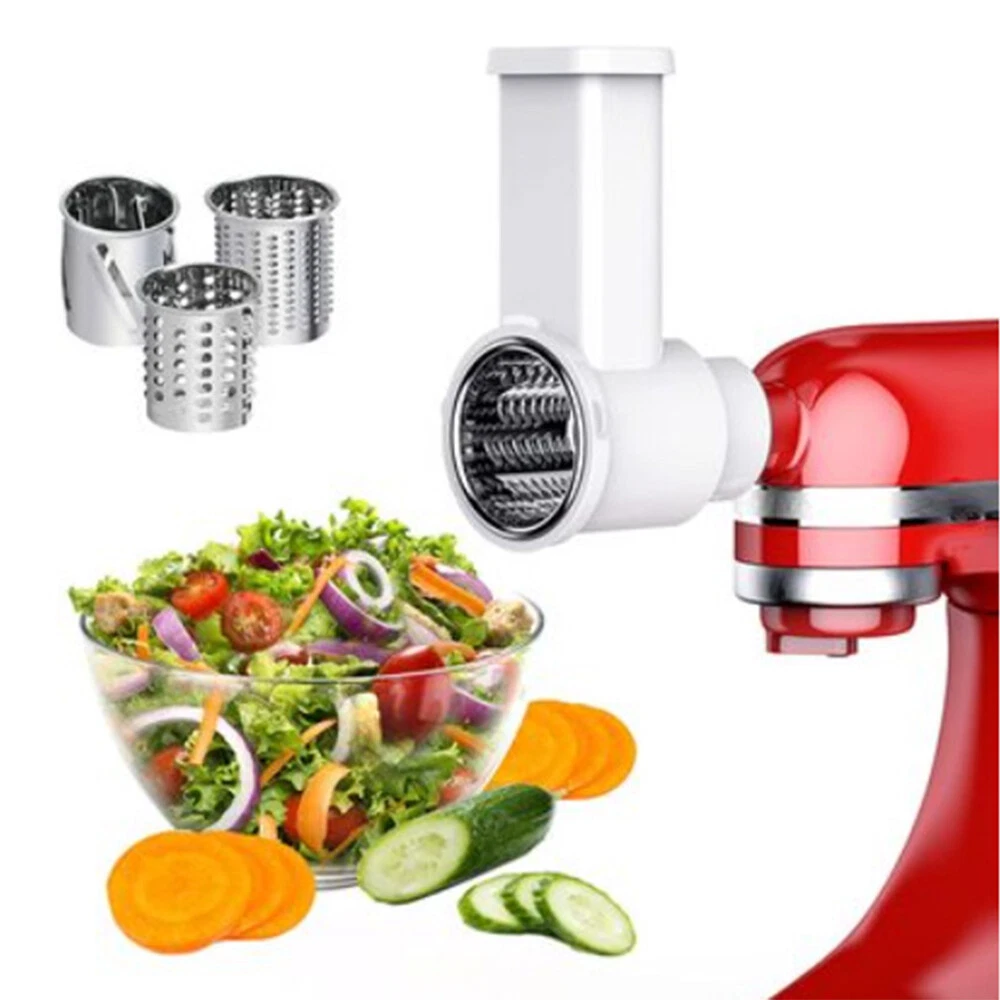 Stainless Steel Slicer Shredder Attachment for KitchenAid Mixers, Cheese  Grater Attachment For Kitchenaid, Vegetable Slicer Attachment for  Kitchenaid