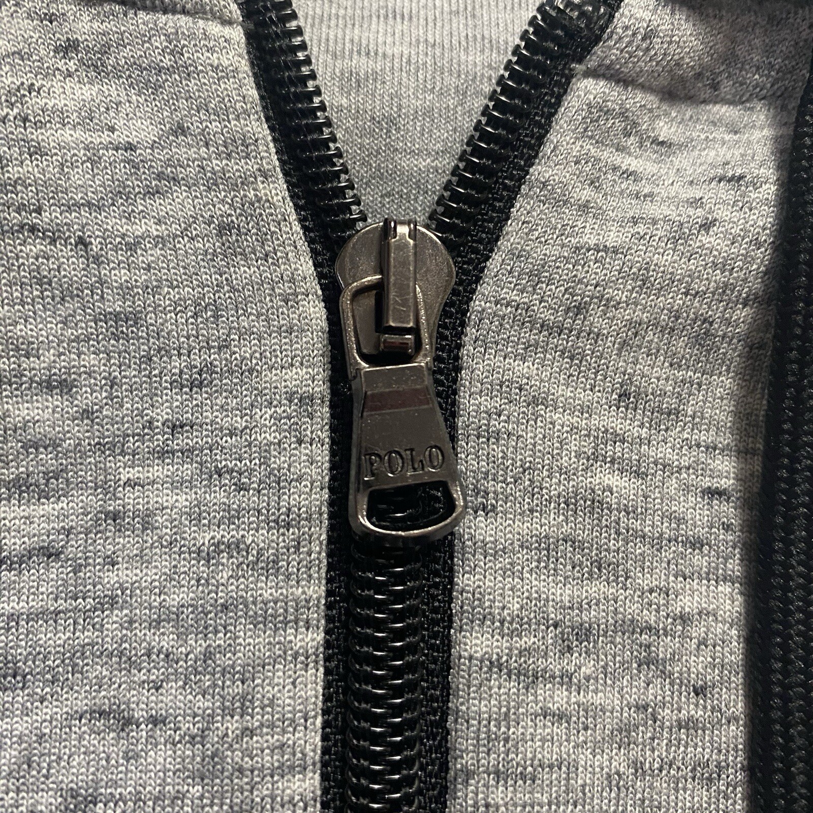 PONY Felpa Polo Ralph Lauren donna grigio erica full zip con cappuccio taglia small?