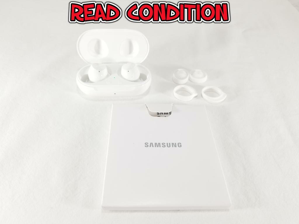 READ CONDITION Samsung Galaxy Buds+ Plus + White Earbuds Wireless