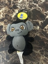 Neopets McDonald's 2005 Black Mynci Plush Happy Meal Toy Stuffed Animal