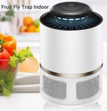 Fruit Fly Trap Indoor Mosquito Zapper 365nm UV Light For Bedroom Closets Kitchen