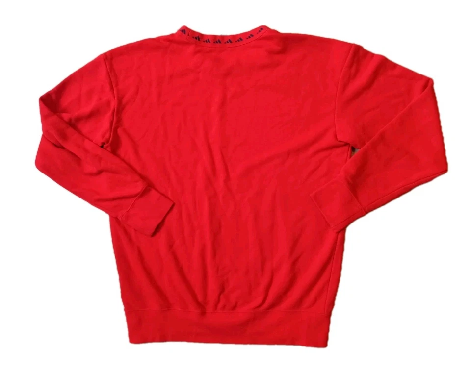 Adidas Originals Sweatshirt Retro wie EQT Equipment Style rot Icon Crew Sz. L - Bild 3 von 4