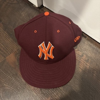Virginia Tech New York Yankees Fitted Hat Size 7 7/8 | eBay