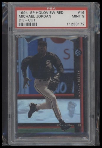 1994 Sp Holoview Red #16 Michael Jordan Die Cut PSA 9 Pop 250