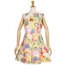 VALENTINO Floral Sleeveless Dress Silk Women's Size 40 Multicolor