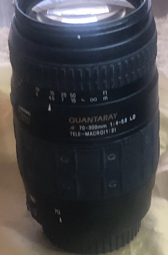 Quantaray AF 70-300mm 1:4 -5.6 LD MACRO Lens For Minolta - Picture 2 of 14