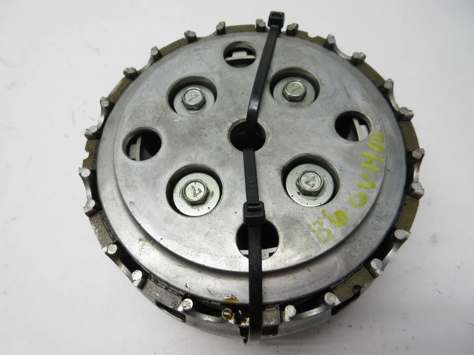 1986 SUZUKI GV1400 GV 1400 CAVALCADE CLUTCH BASKET WITH PRESSURE PLATES - Image 4 of 4