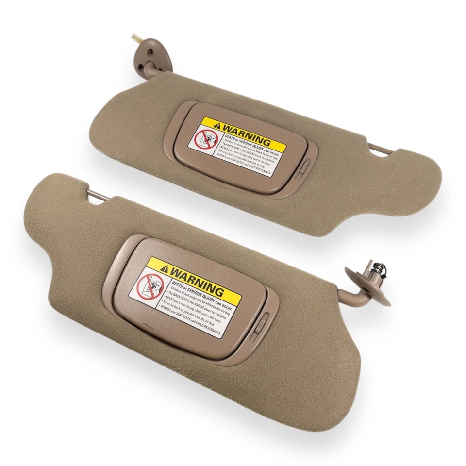 Par de parasol lado conductor y pasajero Ford Taurus Mercury Sable 1996-1999 bronceado Foto 2 de 4