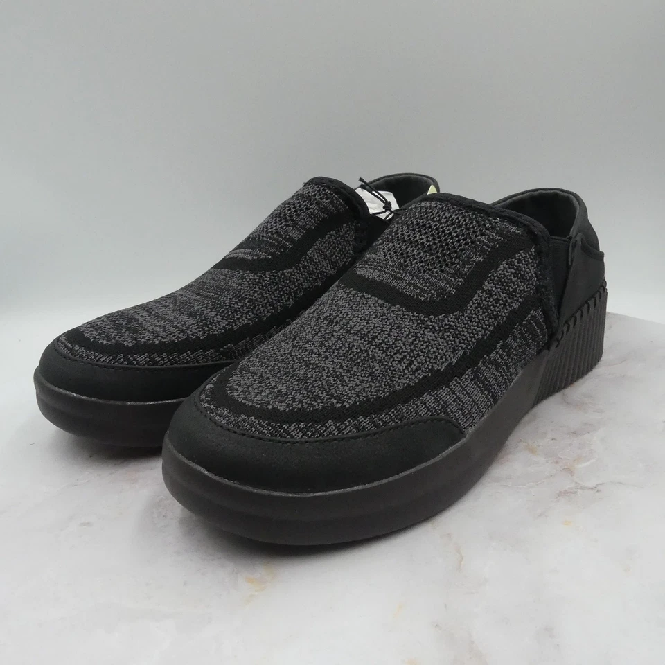 Тапочки женские Dearfoams размер 6 черные серые оригинальные комфортные вязаные без шнурков - Изображение 3 из 4