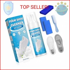 Shoe Cleaning Kit   200ml Foam Solution for Tennis Shoes, Suede, Leather, Canvas