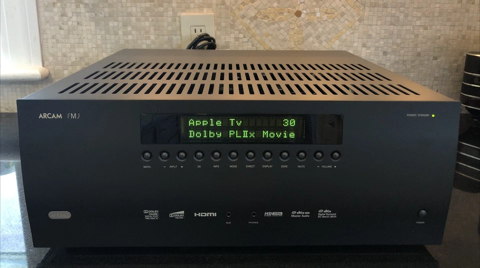 Arcam FMJ AVR 380 AV 7.1 4K Channel Ultra HD Home Receiver CR 450 Remote Bundle - Image 2 of 4