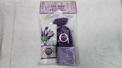Le Chatelard 1802 Lavande Lavandin de Provence Lavender 3pc Gift Set