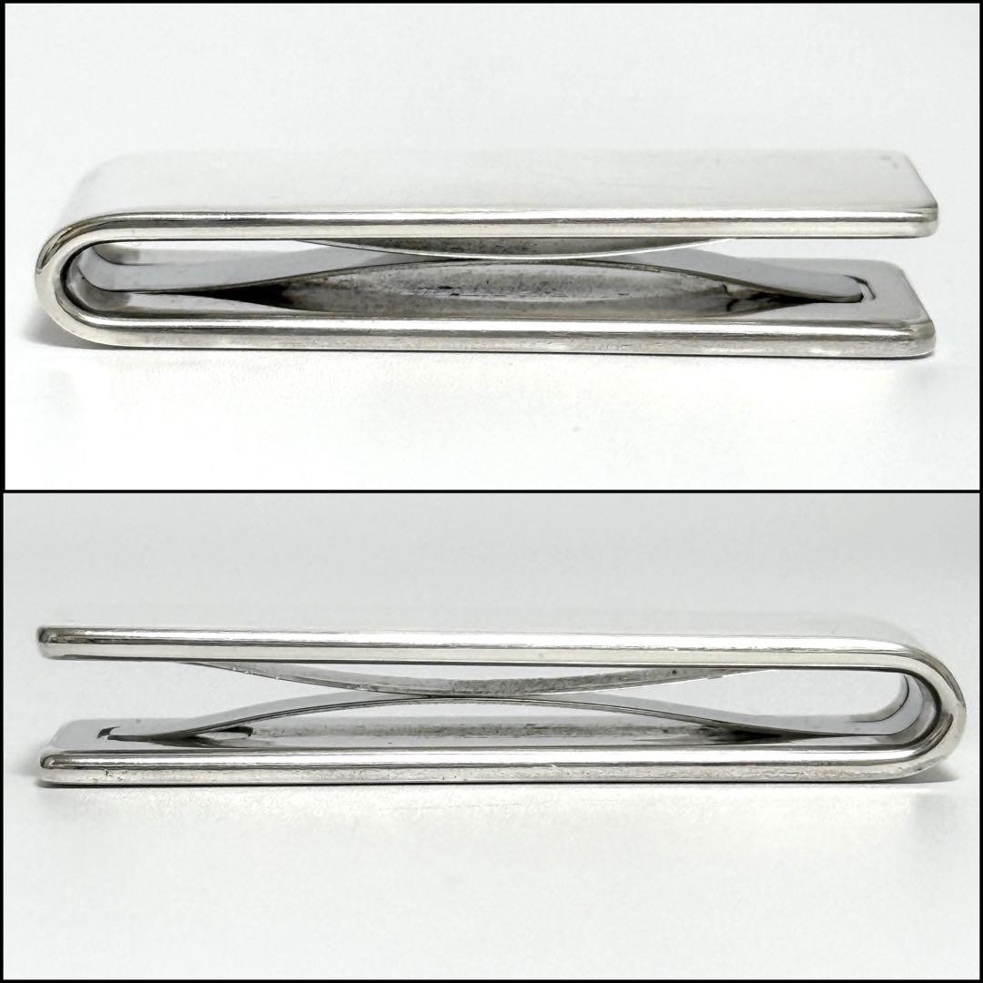 Prada Men's Vintage Silver Money Clip Bill Clip 5cm x 2cm