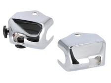 Set: Abdeckkappe Chrom, Blink- und Abblendschalter - f&uuml;r Simson S50