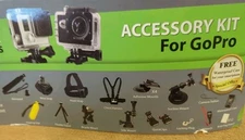 31 In 1 Accessories For Gopro Chest Head Wrist And Handel Mounts W/ Case