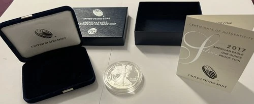 2017-W American Silver Eagle Proof — photo from another recent sale
