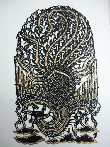 Thai Leather Carving - Bilder aus Leder von Hand gestanzt und bemalt - *NEU* - Bild 6 von 13