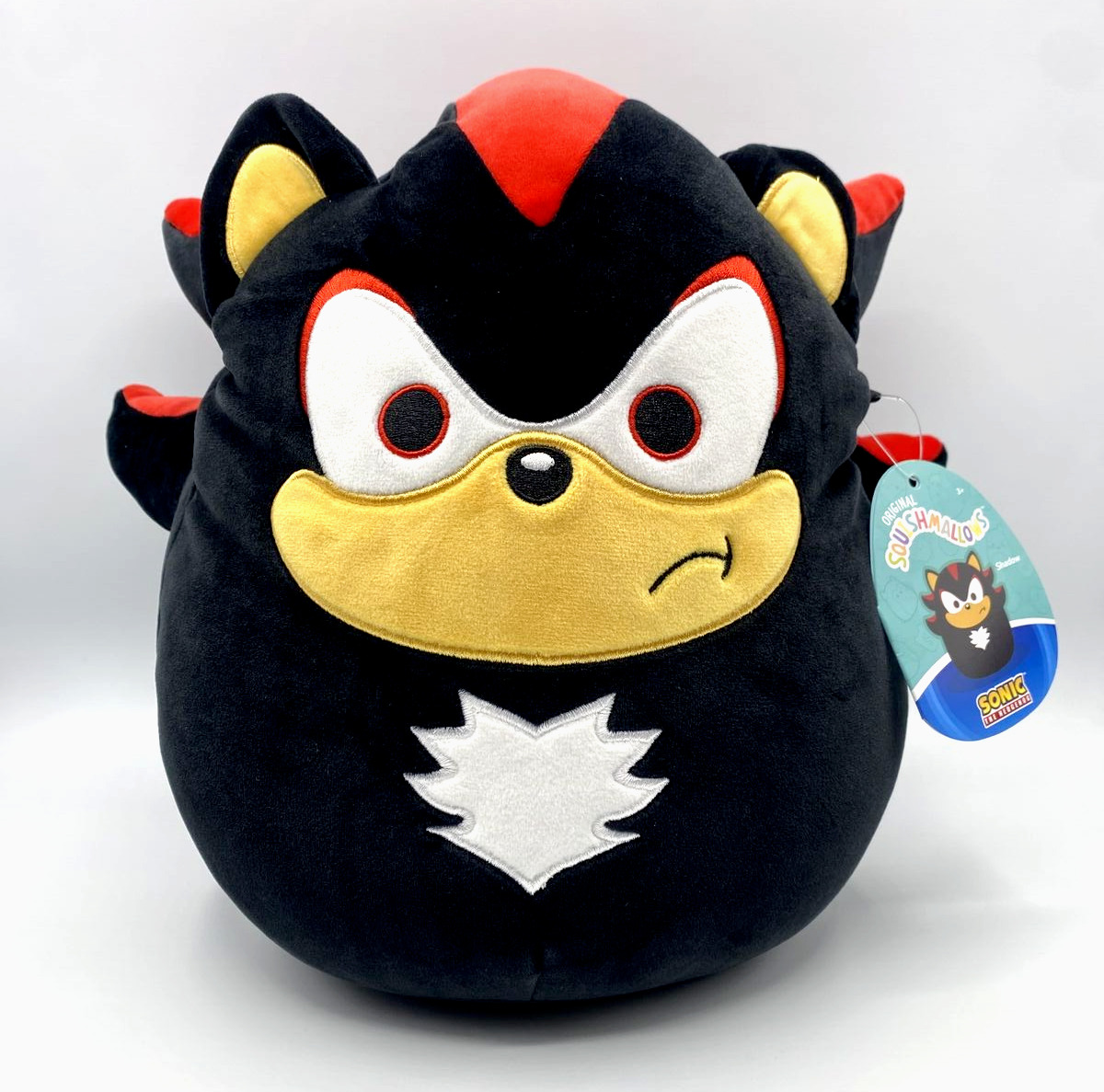 Sonic The Hedgehog Doll Plush Backpack - Shadow Backpack Black (24 Inch)