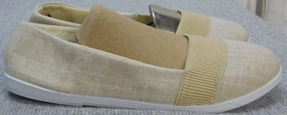 De colección Años 90 Y2K EDICIONES BÁSICAS Hana Mujer 8 Lona Sin Cordones Planos Informales Cómodos Foto 3 de 4