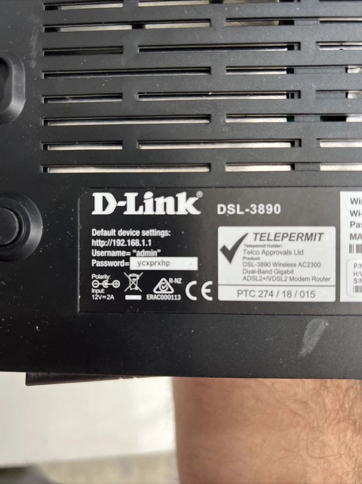 D-LINK (DSL-3890) AC2300 Dual-Band MU-MIMO Gigabit VDSL2/ ADSL2+ Modem Router - image 4 of 4