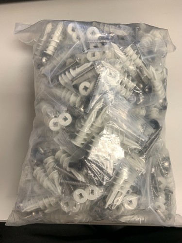 Drywall screw-in anchors with screws,tornados, easy anchors, NEW LOT of 75 packs - Bild 2 von 4