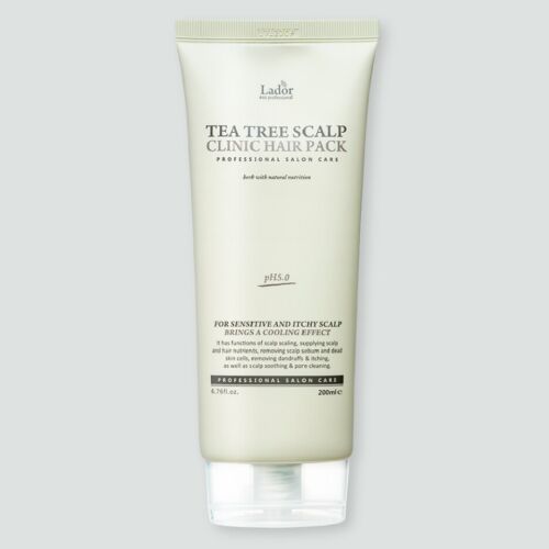 LADOR Tea Tree Scalp Clnic Hair Pack 200ml / 6.70 fl. oz Nutrients Hair K-Beauty - Picture 2 of 12