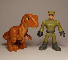 Fisher-Price Imaginext Jurassic World Dinosaur Hauler Gift Set T-Rex  Driver