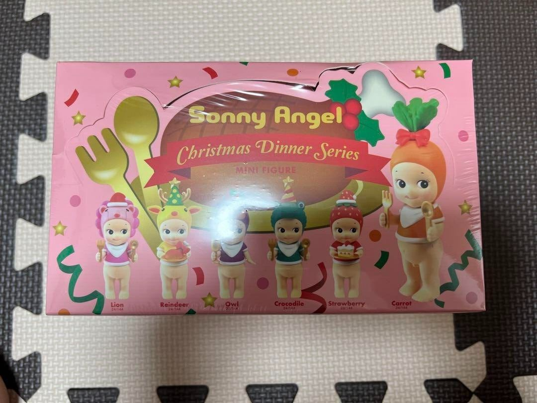 Мини-фигурка Sonny Angel рождественский ужин серия 1 коробка 6 слепых упаковок набор Япония
