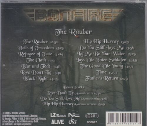 BONFIRE "The Räuber" CD-Album - Bild 2 von 2