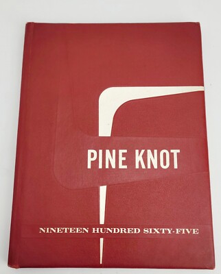 Pine Knot 1965 High School Yearbook From Paskov Minnesota Original Complete 