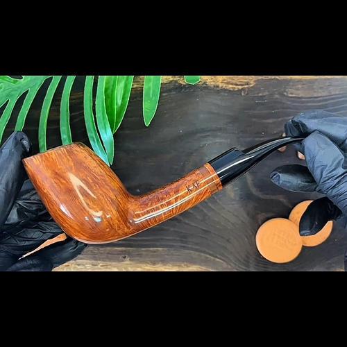 Briar tabacco da fumo fatto a mano libera legno raro artigianale unica pipa speciale - Video 1 di 1