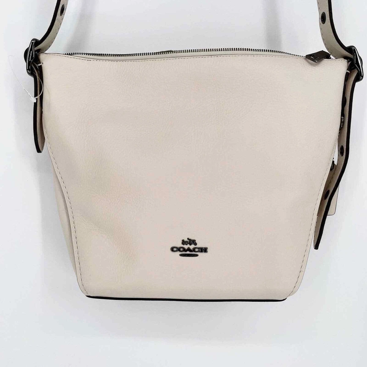 Coach crossbody dufflette clearance in refined leather