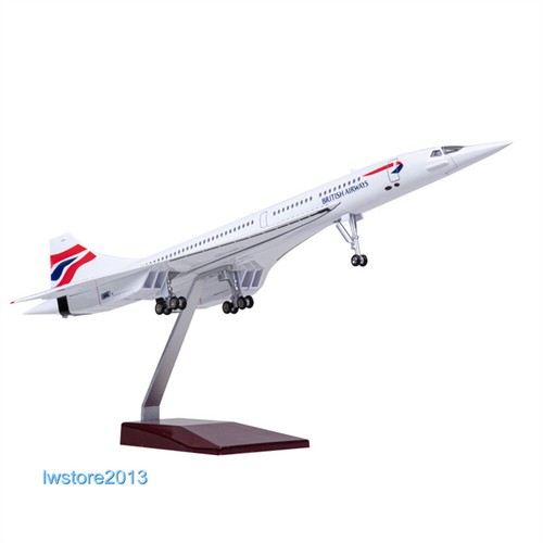 1:125 British Airways Airlines Passenger Airplane Aircraft Model with LED Light - Picture 6 of 6