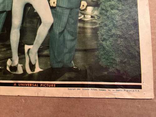 1941 Lobby Card ‘Hellzapoppin’ Starring Olsen & Johnson Universal Pictures Co. - Picture 3 of 4
