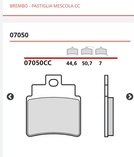 Pastillas De Freno Brembo Anteriores Sym Joymax 250 2005 - 2006 2007 - Imagen 9 de 15