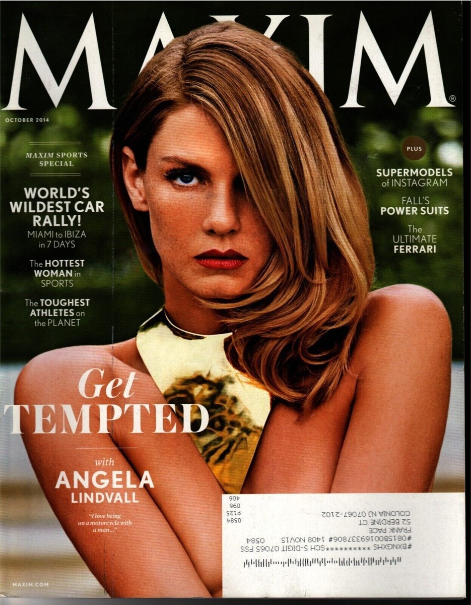 その他 Maxim oct 2014 Angela Lindval MAXIM Magazine - October 2014 Issue 😍 ANGELA LINDVALL on the